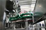 10000BPH Combi Glass Bottle Filling Machine Hot Fill Bottling Equipment With