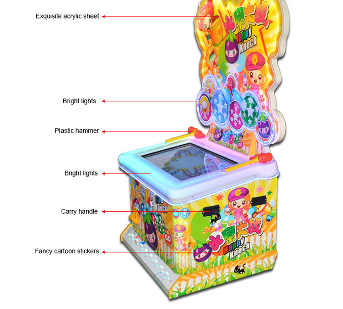 Kids Redemption Game Machine Coin Operated LCD Monitor L1270*W1260*H1630MM