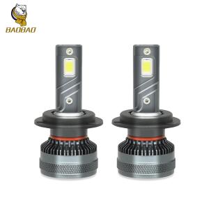Wholesale H1 H4 H7 H11 Plug Car Universal LED Headlight Bulbs 100W Metal Casing White Light from china suppliers