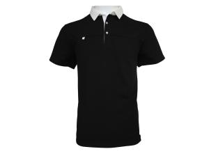 Wholesale T/C 65%/35% Pique Mesh Fabric Lapel Men Polo T-Shirt from china suppliers