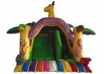 Giraffe arch inflatable standard dry slide animals zoo park inflatable standard