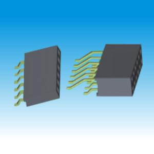 Wholesale 2.0 mm Pitch H6.35 Dual Row Female Header Connector Right Angle SMT from china suppliers