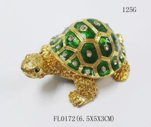 Wholesale gold plated metal double turtle trinket jewelry box good quality turtle trinket jewelry box from china suppliers