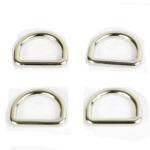 30-Day Refund Policy 25mm Welded Zinc Alloy D Ring Metal D-Ring Buckle for