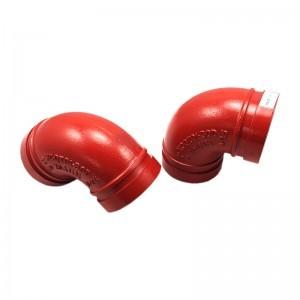 Wholesale Chinese high quality Water Line ASTM A536 PN10 Casting Grooved Pipe Fittings from china suppliers