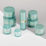 Empty Cosmetic Round Plastic Acrylic Packaging Container Cream Jar Lotion Bottle