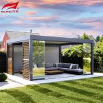 Outdoor Modern Waterproof Motorized Adjustable Louvered Aluminium Pergola