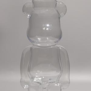 Wholesale Clear Gloomy Shape PET Bottle with Screw On Lid and Customized Logo from china suppliers