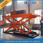 Red 5T 3.5M Electric Hydraulic Scissor Car Lift for Car Parking