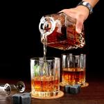 350ml Customized Whiskey Decanter Set Bourbon Glass Gift Set Luxurios For