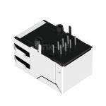 Halo HFJT1-S101RL Compatible LINK-PP LPJ1216CNL 10/100 Base-T Tab Up Without Led