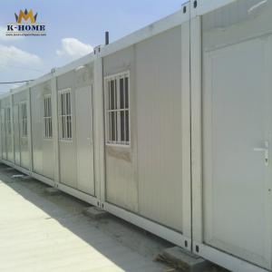 Wholesale White Blue Light Steel Container House For Camp Convenient Fast Installation from china suppliers