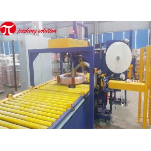 ID300mm Copper Coil Wrapping Machine With Automatic Wrapping Stacking System