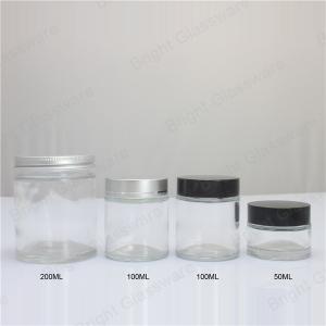 Wholesale Factory price 1oz 2oz 4oz 6oz 8oz glass jar with plastic cap from china suppliers