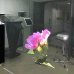 Shop Window Holographic Projection Film High Contrast 100um For Advertising