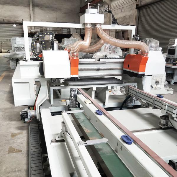 Square Sizing Cutting Wooden Door Four Side Edge Saw Machine for Furniture