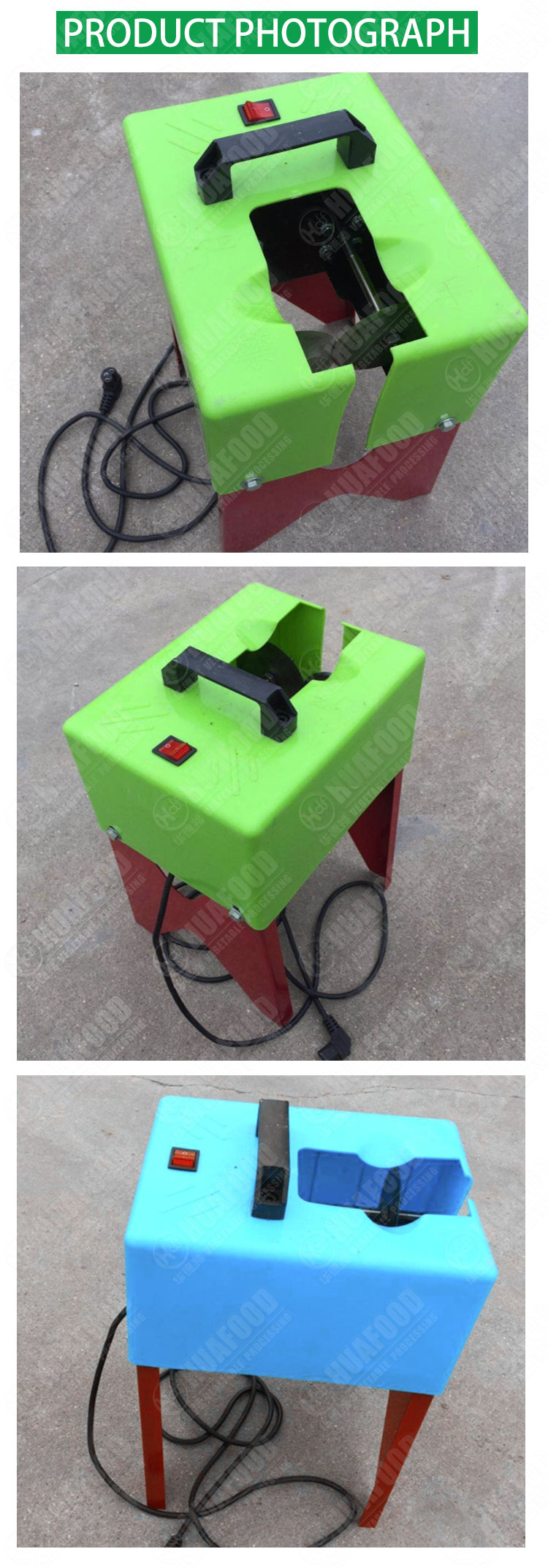 Electric small home fresh garlic root and stem cutting machine/garlic roots cutter for kitchen