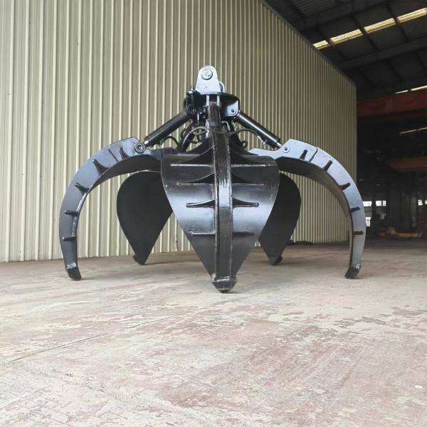 Manufacturer High efficiency Excavator Mechanical Grab Clamp Bucket Excavator
