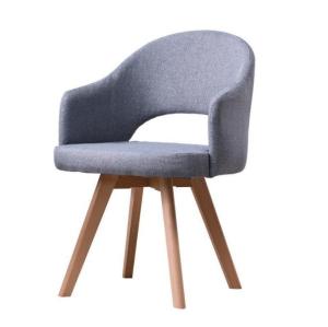 Wholesale Modern Style Nordic Dining Room Chairs with Colourful Wooden Seats Backrests and Armrests from china suppliers