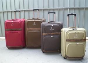 Wholesale 20 / 24 Inch Eva Trolley Luggage On Two Wheels , 600DTWILL Fabric Suitcase With 170T Lining from china suppliers