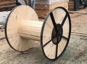China Single Face Wooden Cable Reel Cable Drum Pine Recycled Cable Reels on sale