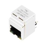LPJD4713BDNL 1000 Base-T Gigabit Vertical RJ45 Magnetics Connector With Yellow