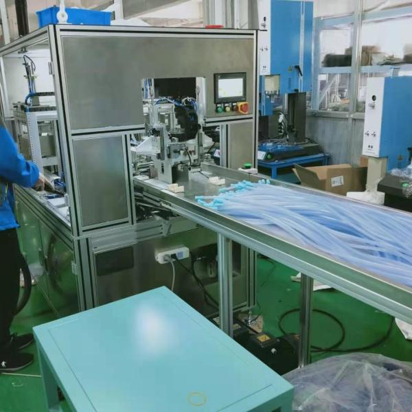 Plastic IV Cannula Assembly Machine Suction Tube Coil Packaging Equipment PLC