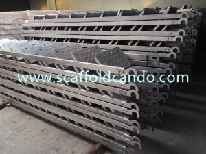 Wholesale Professional scaffolding factory supply stair case 450*2397mm 7 steps scaffolding galvanized steel ladder with low price from china suppliers
