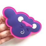 Garment Custom Silicone Rubber Logo Embossed 3d PVC Label