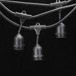 20 Bulbs Battery LED 120V String Light Balls For Outside Garden Patio Party IP65