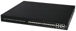 Factory OEM/ODM Fiber Optic Switch L3 10Gigabit Fiber Managed Switch 24 SFP and
