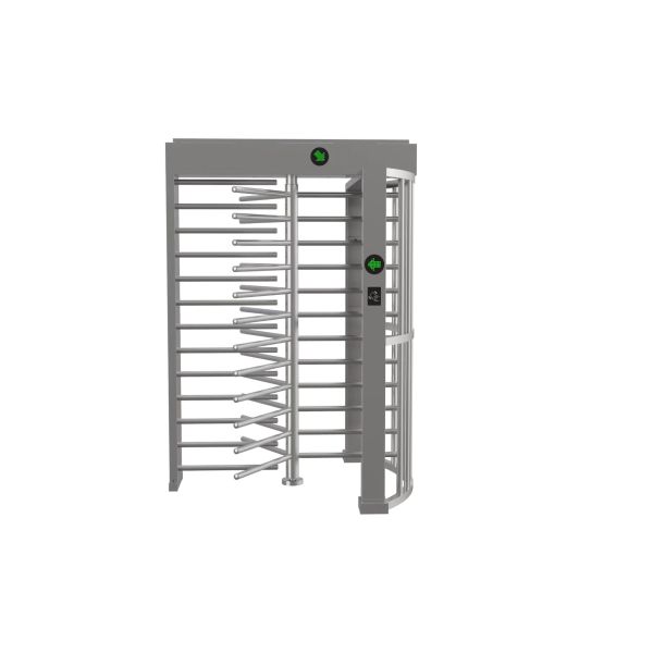 Gym Access Control System Radio Frequency Identification Fingerprint QR Code Facial Recognition Full-Height Rotating Door