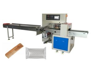 Wholesale Flow Pillow Packing Machine Comb Glasses Goggle Scourer 30-110mm Bag Width from china suppliers
