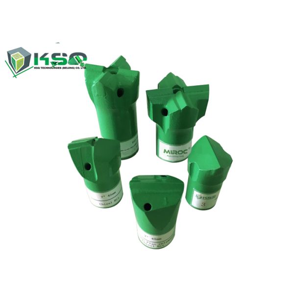 7 Degree Flat Chipways Taper Chisel Bit Apply To Variety Rock Formations