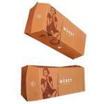 Food Catering Kraft Paper Takeaway Box Recyclable Container for Burgers