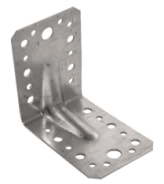 Silver Wood Connector Hardware Metal Bracket For Timber for Structural Support