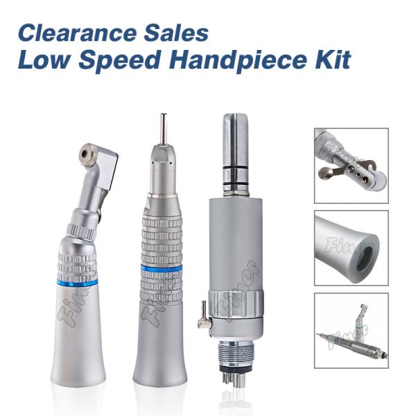 Low Vibration And Low Noise Dental Low Speed Handpiece Kit Contra Angle Straight