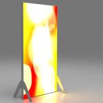 RK3288 Floor Standing Digital Signage Advertising Display Kiosk Slim Fabric