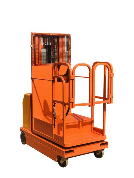 4.5m Aerial Order Picker Equipment Full Electric Automatic Model Self Propelled