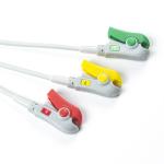 Compatible for Promed ECG Cable 3Lead IEC Grabber for PM-12 14Pin