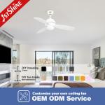1stshine High Speed DC Motor Ceiling Fan with Remote and LED Light Remote
