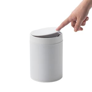 Wholesale Press Open 1.5L Stainless Steel Desktop Mini Trash Bin for Office and Home Waste Disposal from china suppliers