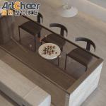 Custom Size Solid Wood Luxury Design Home Kitchen Cabinet with Full Bullnose