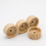 Round Air Tight Bamboo Lids Home Kitchen Bamboo Lids For Mason Jars