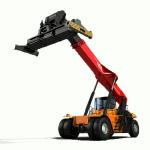 Hydraulic Lift 45 Ton Port Forklifts High Efficiency Reach Stacker For