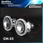 CH33 3.0inch H1 bixenon hid projector lens light with Single Crystal angel eye