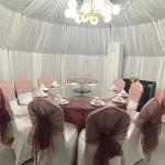 Luxury Party Bubble Tent UV Coating With Blackout Fabric Curtain