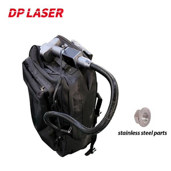 Handheld 100w Backpack Laser Cleaning Machine For Ss Carbon Steel Aluminum Metal