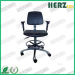 Adjustable Industrial Workshop ESD Chair PU Foam ESD Worker Chair With Armrest