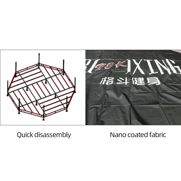 25FT La Lutte Home MMA Cage Competition Foldable UFC Octagon Ring